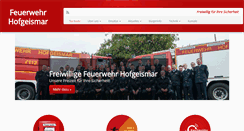 Desktop Screenshot of feuerwehr-hofgeismar.de